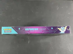 Pokemon Card Vaporeon Vmax Premium Collection Box Factory Sealed (Rip On Bottom) - Image 2