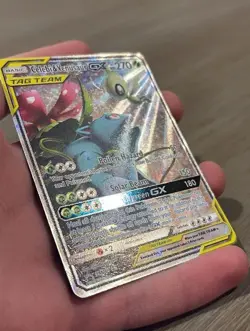 Pokemon TCG Celebi & Venusaur GX SM167 Sun & Moon Promo Tag Team - Image 3