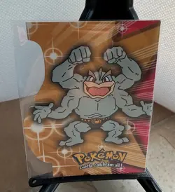 Pokemon TV Animation Series 3 Die Cut Machamp #68 3 EVO12 Topps Blue Logo - Image 1