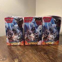 Pokemon TCG Scarlet Violet Surging Sparks Booster Box Sealed, Lot of 3 - Image 4
