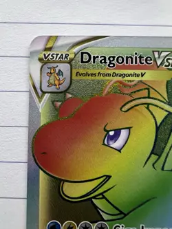 Pokemon Go Card TCG Dragonite VSTAR 081/078 Rainbow Secret Rare - Image 5
