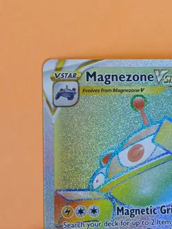 Pokemon Sword & Shield Lost Origin Magnezone VSTAR 198/196 Rainbow Secret Rare - Image 3