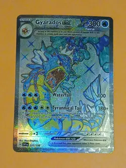 Pokemon & Violet Base Set Gyarados ex 225/198 Full Art Tera - Image 2