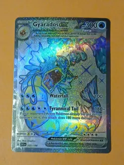 Pokemon & Violet Base Set Gyarados ex 225/198 Full Art Tera - Image 3