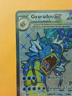 Pokemon & Violet Base Set Gyarados ex 225/198 Full Art Tera - Image 5