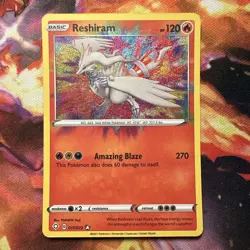 Reshiram Amazing Rare Shining Fates 017/072 NM Holo 2021 Pokemon Near Mint - Image 1