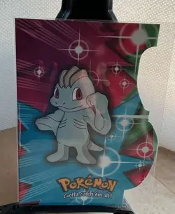 Pokemon TV Animation Series 3 Die Cut Machop #66 EVO10 Topps Blue Logo - Image 1
