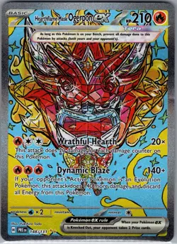 Hearthflame Mask Ogerpon EX 148/131 - Prismatic Evolutions - Pokemon Card - NM - Image 1