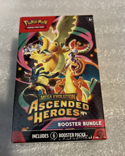 Pokemon TCG Mega Evolution Ascended Heroes Booster Bundle Sealed New - Image 1