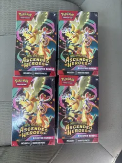 Pokemon TCG: Ascended Heroes Booster Bundle x4 - Brand New & Sealed 24 Packs ✅ - Image 1