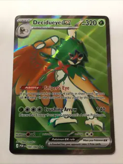 Decidueye ex 100/088 Holo Ultra Rare Perfect Order Pokemon NM Holo - Image 1