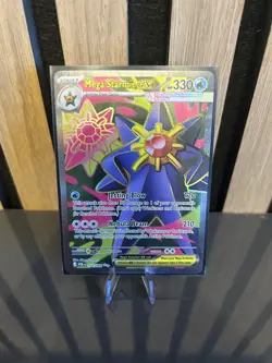 Pokemon TCG Mega Starmie EX 102/088 Perfect Order Full Art Ultra Rare Near Mint - Image 1