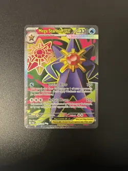 Pokemon TCG Mega Starmie EX 102/088 Perfect Order Full Art Ultra Rare Near Mint - Image 3