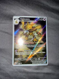 Pokemon MEP 009 - Black Star Promo Alakazam Full Art - NM - Image 1