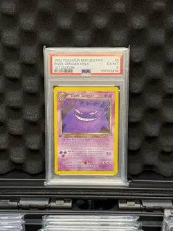 Pokemon TCG 1st Edition Dark Gengar Neo Destiny 6/105 PSA 6 - Image 1