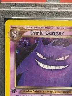 Pokemon TCG 1st Edition Dark Gengar Neo Destiny 6/105 PSA 6 - Image 2