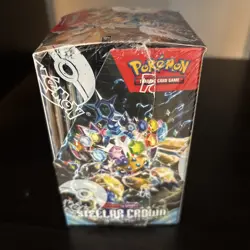 Pokemon TCG Stellar Crown Half Booster Box 18 Pack - New & Sealed - Image 2