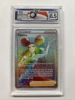 2022 Pokemon Frantina Trainer #206 HGC 8.5 (sb4) - Image 1