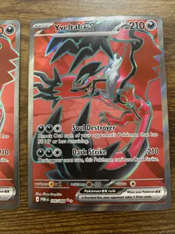 Yveltal ex 105/088 Me03: Perfect Order (x2) Special Illustration Rare Pokemon - Image 3