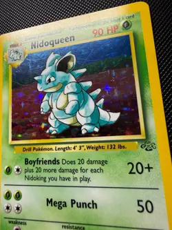 Nidoqueen 7/64 Jungle Holo Rare Pokemon TCG WOTC 1999 LP Condition - Image 3