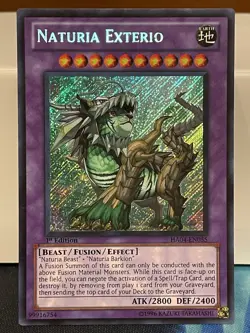 Naturia Exterio - HA04-EN055 - Secret Rare - 1st Edition - LP - Image 1
