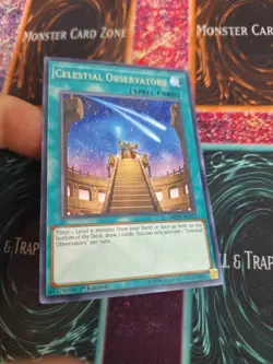 Yugioh Celestial Observatory MP19-EN122 Rare 1st Edition Near Mint - Image 2