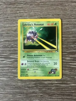 Sabrina's Venonat 96/132 Gym Heroes Unlimited Pokemon Card - Image 1