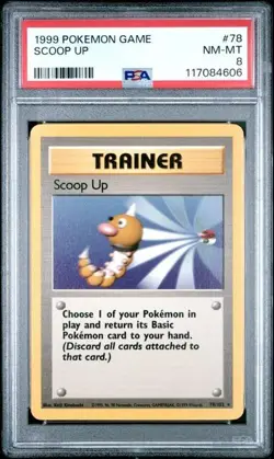 1999 Scoop Up PSA 8 NM-MT Base Set Pokemon Card Game WOTC TCG Vintage - Image 1
