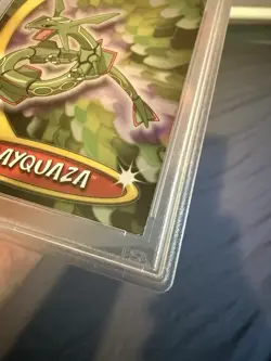 Topps 2004 Pokemon Advanced Challenge Rayquaza Foil Card #54 PSA 6 - Image 3