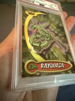 Topps 2004 Pokemon Advanced Challenge Rayquaza Foil Card #54 PSA 6 - Image 5