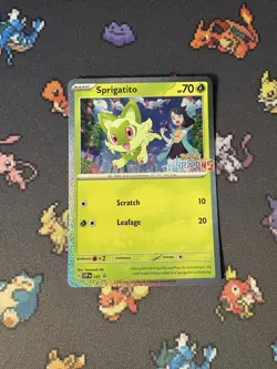 Pokemon Cards Sprigatito SVP191 Horizons STAMPED Promo - (NM) - Image 1