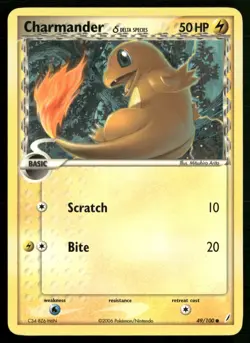 Charmander (Delta Species) Common Crystal Guardians 49/100 LP - Image 1
