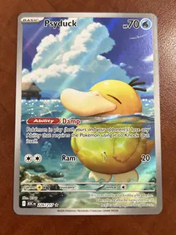 Pokemon Psyduck Illustration Rare Holo 226/217 NM ME Ascended Heroes TCG - Image 1