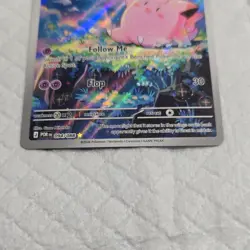 Pokemon Lillie's Clefairy ex 184/159 Sv09 Special Illustration Rare Holo Full A… - Image 2