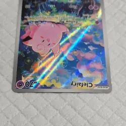 Pokemon Lillie's Clefairy ex 184/159 Sv09 Special Illustration Rare Holo Full A… - Image 3