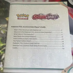 Pokemon Scarlet And Violet Base Set Players Guide Booklet. Miraidon. - Image 2