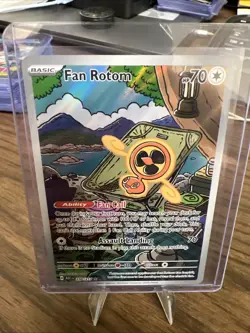 Fan Rotom 250/217 IR Ascended Heroes Evolution English Pokemon TCG MINT - Image 1