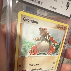 The Pokemon Company Groudon ex 102/101 Hidden Legends Holo CGC 9 Secret Rare - Image 3