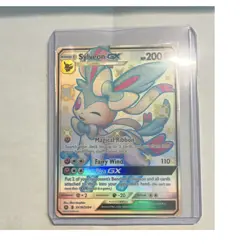 Pokemon Sylveon GX Hidden Fates Shiny Vault Shiny Holo SV76/SV94 - Image 1