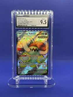 Pokemon Great Tusk ex Promo Holo SV: Scarlet & Violet 072 CGC 9.5 EX 2024 - Image 1