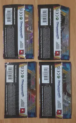 Pokemon TCG Sword & Shield Base Booster Packs - Complete Art Set of 4 Packs - Image 2