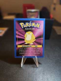 Pokemon: PSYDUCK #54 [Game Tip Card] - [Kellogg's Canada Cereal Promo (1999)DMG - Image 1