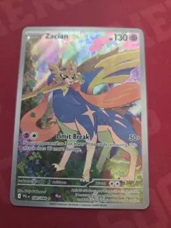 Pokemon TCG Zacian 100/94 Phantasmal Flames Illustration Rare - Image 1