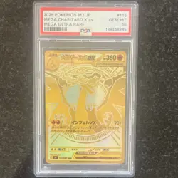 Pokemon Mega Charizard X ex M2: Inferno X 116/080 Holo PSA 10 Japanese - Image 1