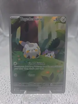 Pokemon TCG Togedemaru 104/094 Illustration Rare Phantasmal Flames - Image 1