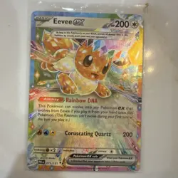 Pokemon Eevee ex 075/131 Sv: Prismatic Evolutions Full Art Holo EX Double Rare - Image 2
