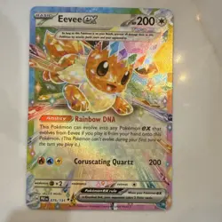 Pokemon Eevee ex 075/131 Sv: Prismatic Evolutions Full Art Holo EX Double Rare - Image 4