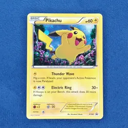 Pikachu XY89 Cosmos Holo Black Star Promo Breakthrough 2015 Pokemon XY LP/MP - Image 1