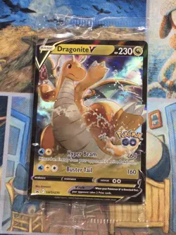 Pokemon TCG - Dragonite V & VSTAR SWSH235 SWSH236 Black Star Promo Sealed Mint - Image 1