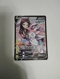 Pokemon Sylveon V Ultra Rare Holo Trainer Gallery Swsh09 TG14/TG30 200 HP - Image 1